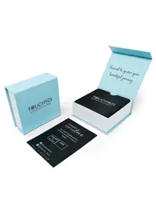 TOUCH925 Silver CZ Studded Classic Lock Pendant With Chain