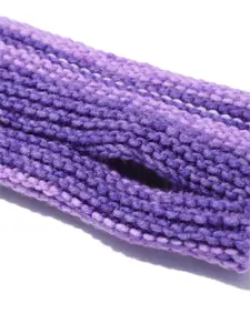 Magic Needles Striped Acrylic Winter Gloves & Legwarmer