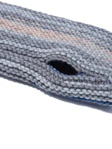 Magic Needles Striped Acrylic Winter Gloves & Legwarmer