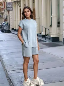 Stylecast X Hersheinbox Sweatshirt With Shorts Co-Ord Set