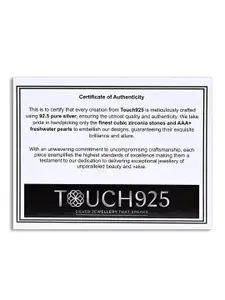 TOUCH925 Silver Cubic Zirconia Necklace