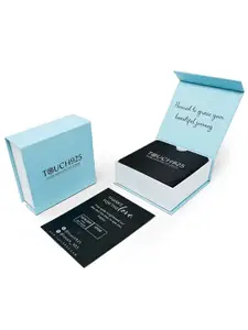 TOUCH925 Sterling Silver Rose Gold-Plated A Alphabet Pendant With Chain