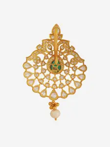 Kushal's Fashion Jewellery Embellished Bridal 92.5 Silver Contemporary Pendants