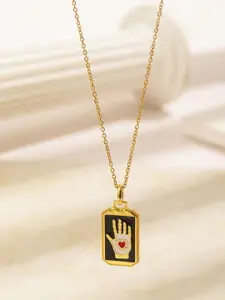 MYKI Gold-Plated Quirky Pendants with Chains