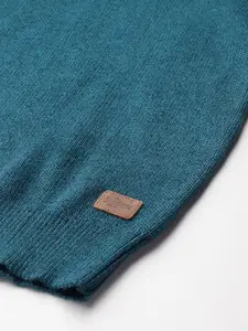 The Roadster Lifestyle Co. Mock Collar Pure Cotton Pullover