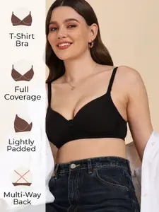 DressBerry Full Coverage Lightly Padded Cotton T-shirt Bra