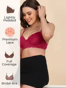 Dressberry Lightly Padded Elegant Lace Bra