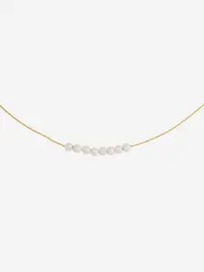 Kushal's Fashion Jewellery Copper Gold-Plated Necklace