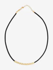 Kushal's Fashion Jewellery Copper Gold-Plated Necklace