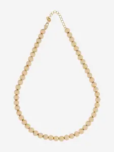 Kushal's Fashion Jewellery Copper Gold-Plated Necklace