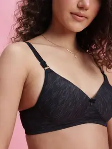 DressBerry Abstract Printed Medium Coverage Lightly Padded Bra