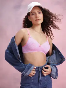 DressBerry Abstract Printed Medium Coverage Lightly Padded Bra