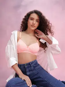 DressBerry Abstract Printed Medium Coverage Lightly Padded Bra