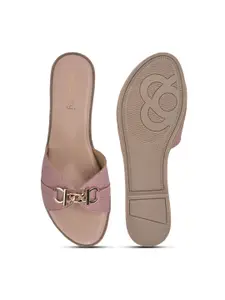 DressBerry Women Embellished Open Toe Flats