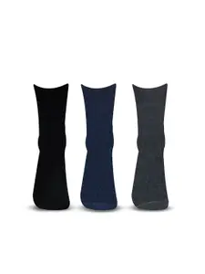 Bonjour Men Pack Of 3 Calf Length Thermal Socks