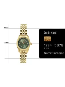 Michael Kors Women Lexington Embellished Dial Analogue Watch MK4842