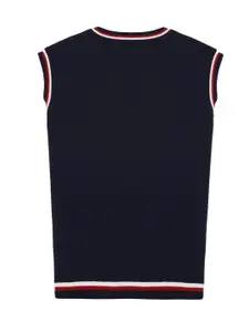 Nautica Boys Colourblocked Vest Sweater