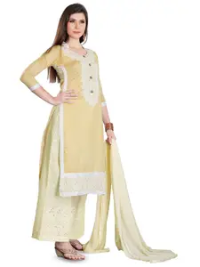 Maroosh Floral Embroidered Unstitched Dress Material