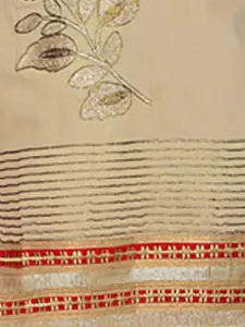 Maroosh Floral Embroidered Unstitched Dress Material