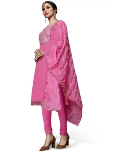 Maroosh Geometric Embroidered Unstitched Dress Material