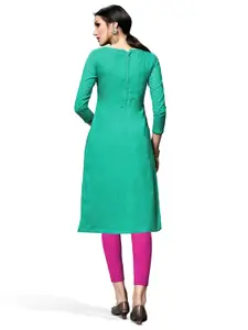 Maroosh Floral Embroided Pure Cotton Unstitched Dress Material