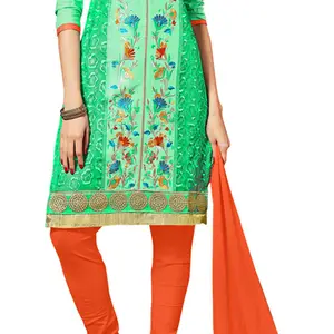 Maroosh Floral Embroidered Unstitched Dress Material