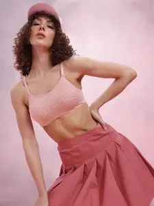 DressBerry Abstract Print Lightly Padded T-shirt Bra