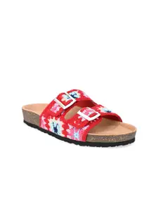 BRISKERS Women Open Toe Flats with Buckles