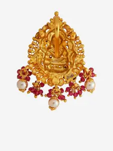 Kushal's Fashion Jewellery Embellished Bridal 92.5 Silver Contemporary Pendants