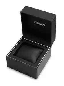 Ducati Men Dial & Leather Bracelet Style Straps Analogue Watch DTWGC0001101