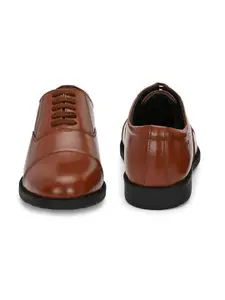 Valentino Men Leather Lace-Ups Formal Oxfords