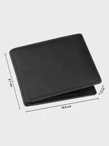 The Wallet Store Men Textured Leather Two Fold Wallet