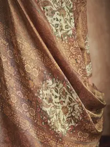 Stylee LIFESTYLE Floral Printed Sequinned Unstitched Dress Material