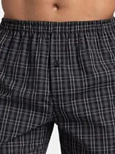 Jockey Pack of 2 Super Combed Mercerized Cotton Woven Checkered Inner Boxers - 8222