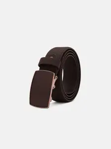 Blackberrys Men Textured Slim Leather Belt