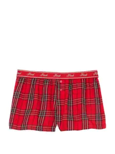 Victoria's Secret Women Velvet Boxy Sleep Shorts