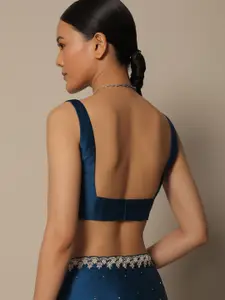 KALKI Fashion Embellished Satin Saree