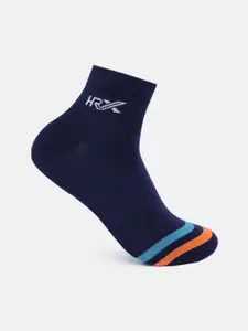 HRX by Hrithik Roshan Men Pack Of 3 Striped Ankle-Length Socks