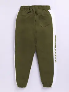 HRX by Hrithik Roshan Boys Typography Printed Rapid Dry Relaxed Fit Joggers