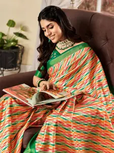 DEVATITHI Zari Satin Saree