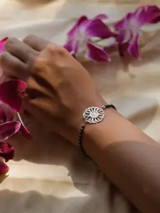 House of Aadyaa  925 sterling Silver Gulbahaar Mangalsutra Bracelet