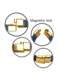 MEENAZ Men Stainless Steel Multistrand Bracelet