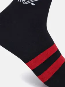 HRX by Hrithik Roshan Men Pack Of 3 Striped Ankle-Length Socks