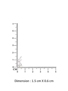 KAI JEWEL 92.5 Sterling Silver Rhodium Plated CZ Studded Contemporary Studs Earrings