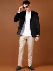 V-Mart Notched Lapel Single Breasted Blazer