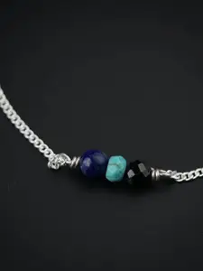 House of Aadyaa Women 925 sterling Silver Wraparound Bracelet