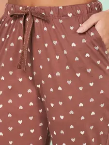 Dreamz by Pantaloons Printed Straight-Leg Lounge Pants