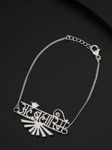 House of Aadyaa Women 925 sterling Silver Wraparound Bracelet