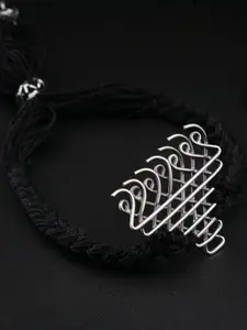 House of Aadyaa Women 925 sterling Silver Wraparound Bracelet