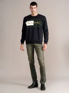 Cantabil Men Printed Pullover Sweatshirt